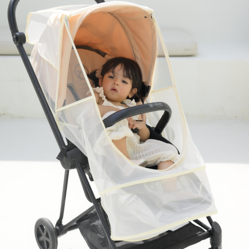 오맘 휴대용 유모차방풍커버 방한 모기장 해밀턴X1 리안그램 프라임라이트 오르빗G5