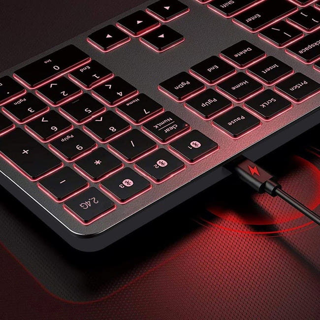 무선 키보드 사용 예시