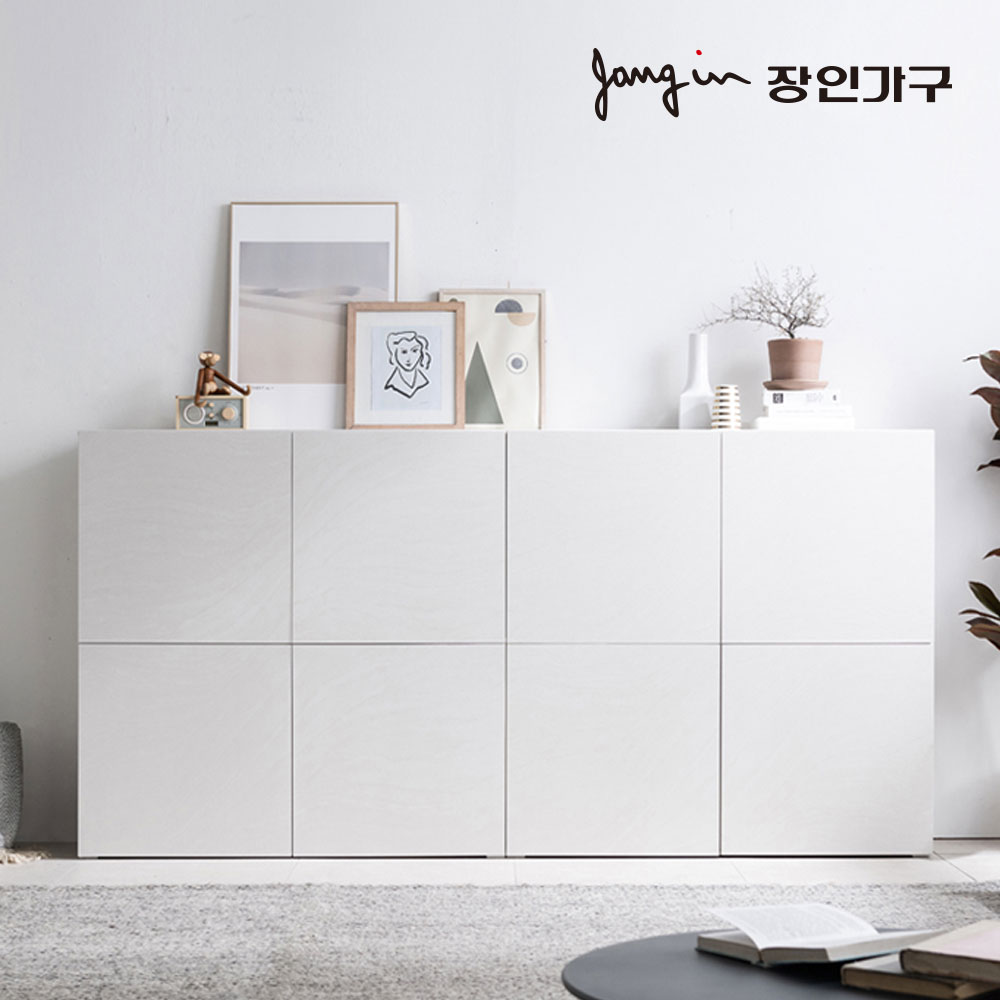 장인가구 브릭 2400 2단 거실수납장 - 메인 이미지
