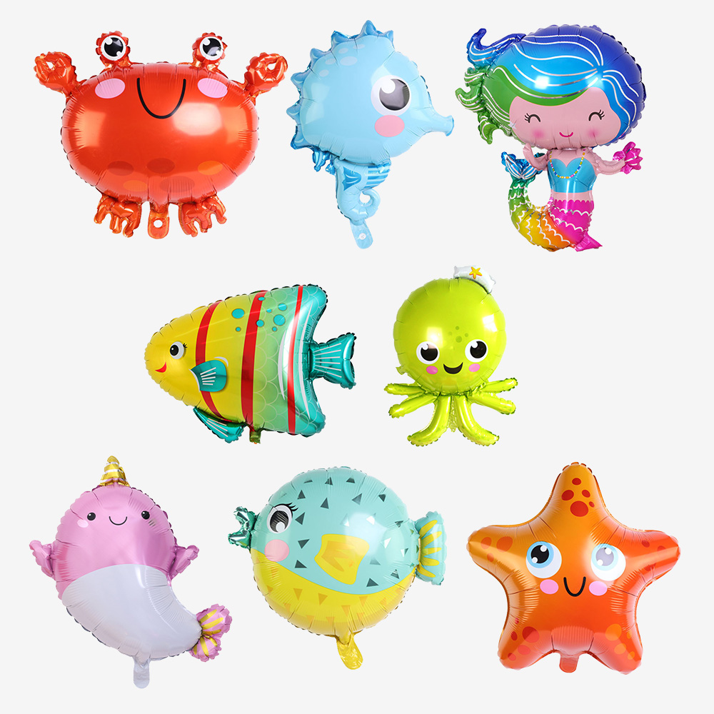 [브로키] 바다 풍선 8종세트 생일 파티