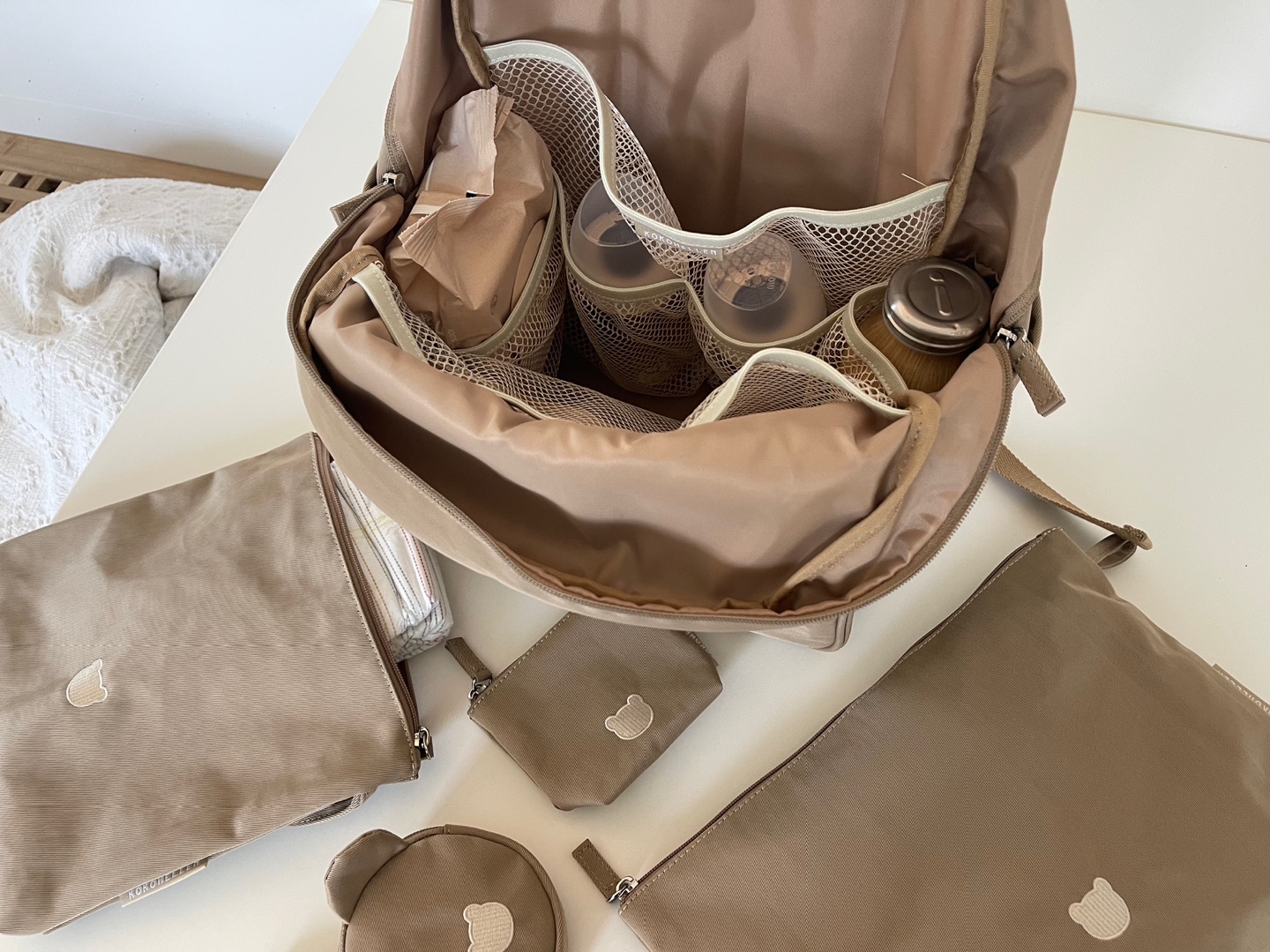 코코헬렌 MommyBear 마미베어 백팩 기저귀가방