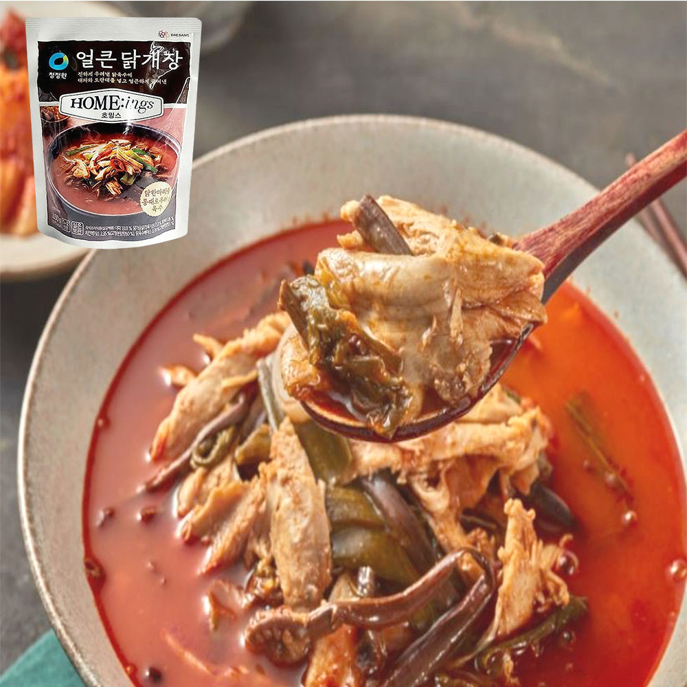 시원한 얼큰 닭개장 450g 진한국물 닭계장 해장 캠핑 술안주 - 상품 이미지