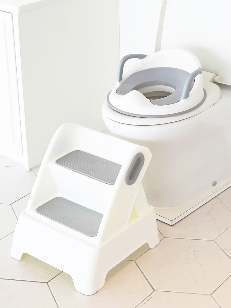 이앤오 유아변기커버 접이식 발디딤대 아기변기계단 세트