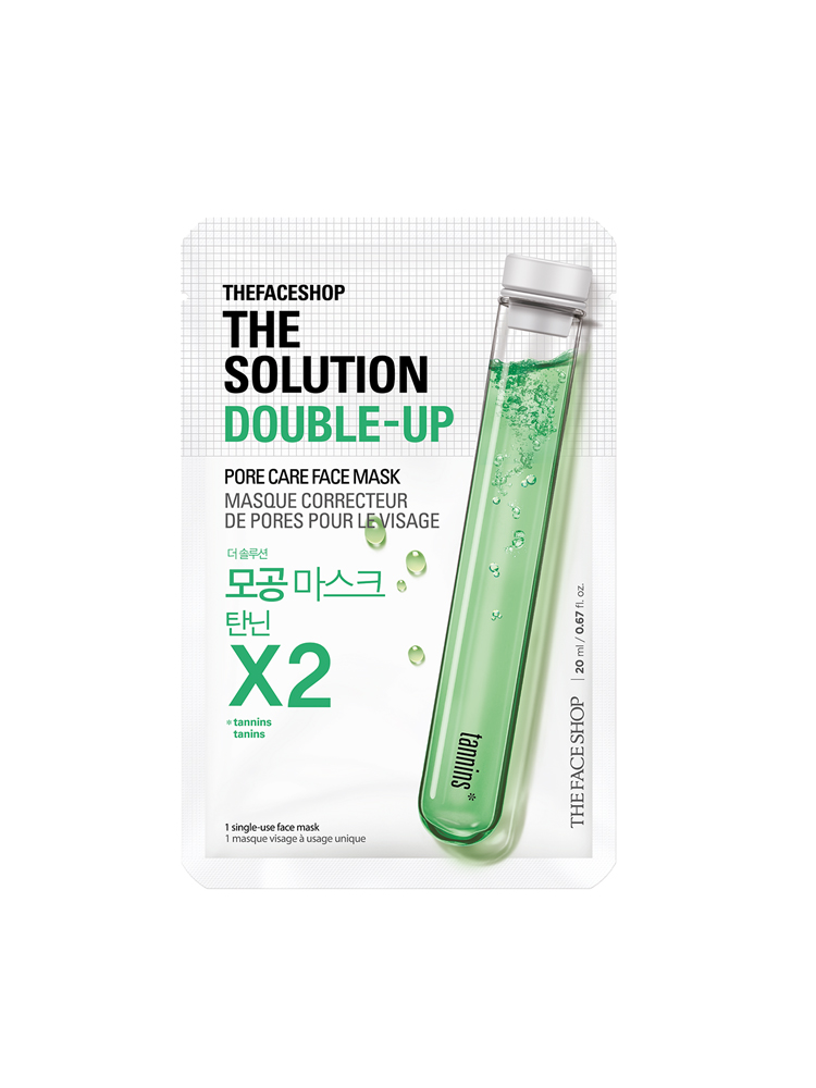 더페이스샵 더솔루션 더블업 마스크 시트 20~22mL 이미지 2