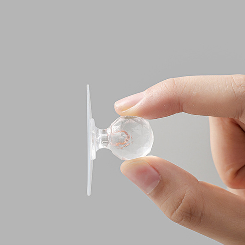 [세트] 4개 투명 가구손잡이 싱크대 서랍 붙박이