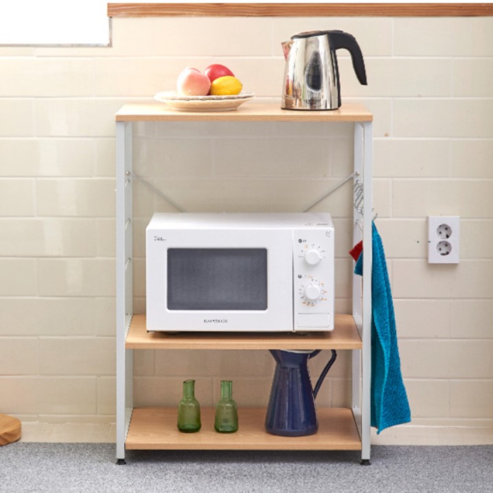 전자레인지 선반 광파오븐장 밥솥장 수납장 오븐렉 렌지대 다이 렌지장