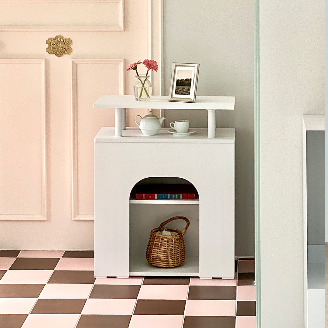 윈썸 파인 600 미니 벽난로 콘솔 인테리어 장식장