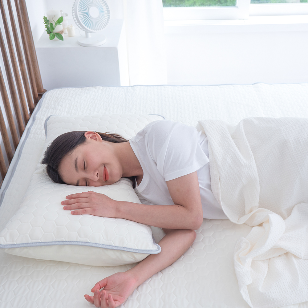 냉감패드 여름침대패드 라텍스 침대깔개