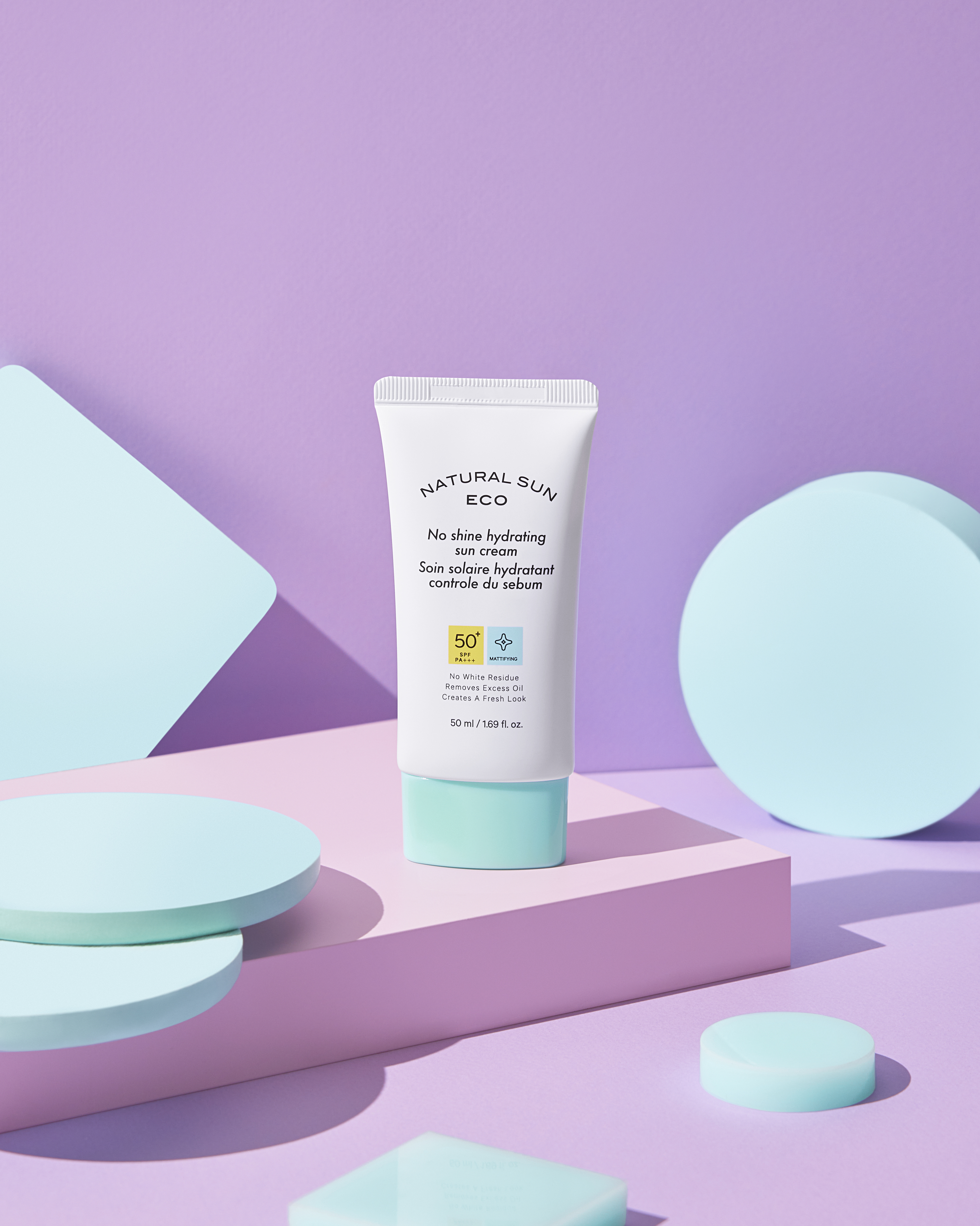 더페이스샵 내추럴 선 에코 피지잡는 수분 선크림 50mL (SPF50+PA++++) 이미지 2