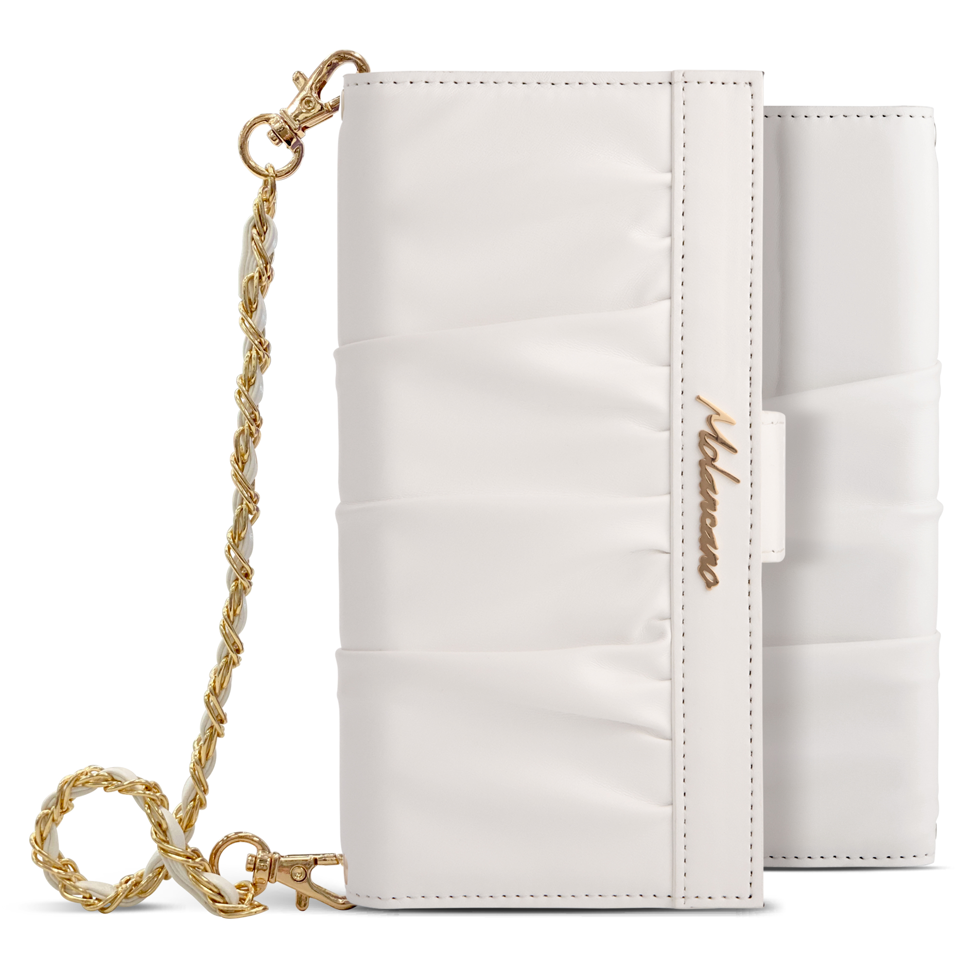 갤럭시 A53 5G 엘레나 다이어리 케이스 화이트 - 상품 이미지