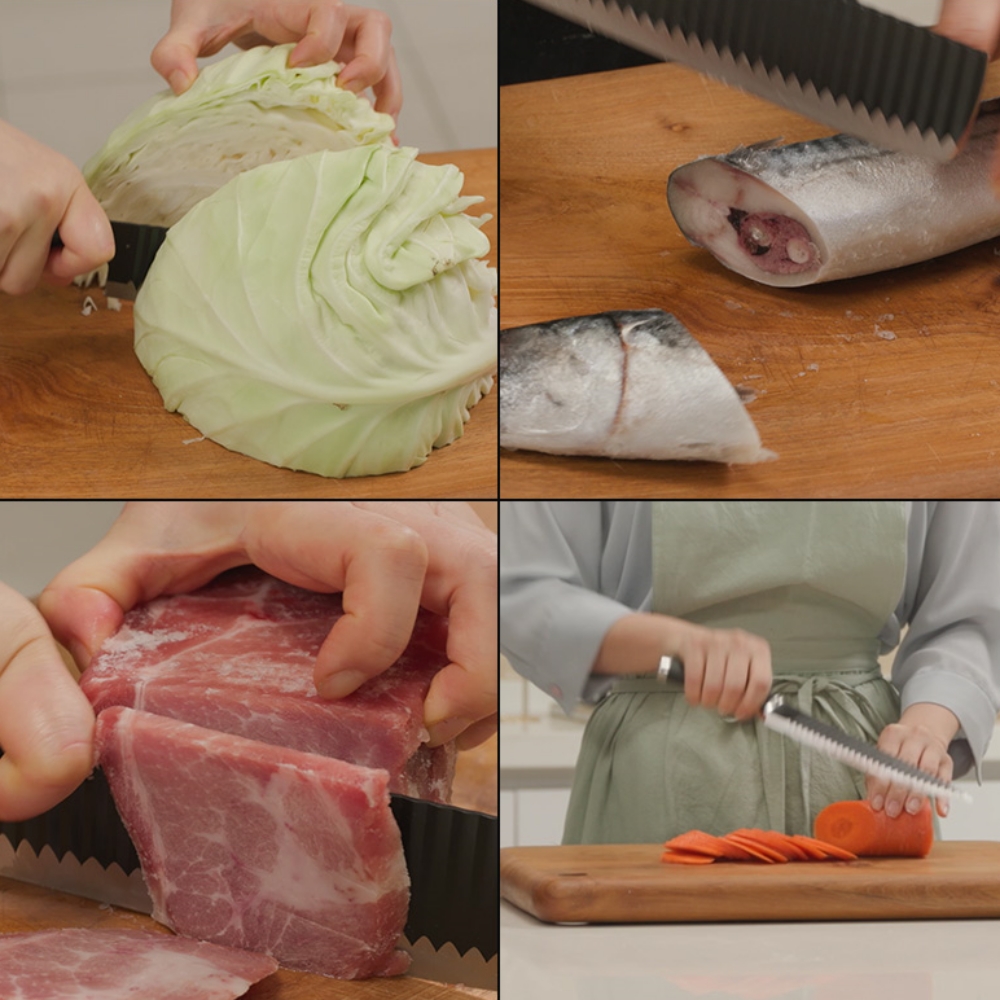 독일 크루거 스텐 칼 6종 블랙에디션 스텐칼 셰프 중식도 나이프 가위 스테인리스 - 상세 이미지 5