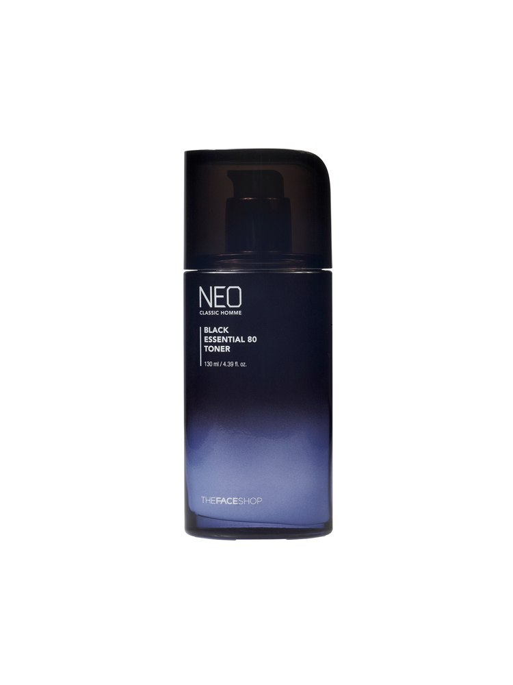 더페이스샵 네오클래식옴므M 블랙에센셜 80토너 130mL - 메인 이미지