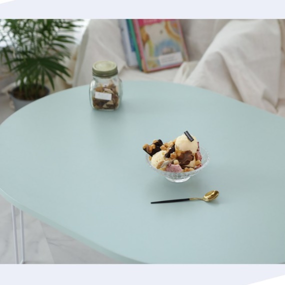 접이식 좌식 식탁 대형 타원형 높은 소파 테이블 인테리어 테이블