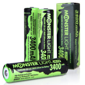 몬스터라이트 18650 리튬 이온 충전 배터리 3400mAh 삼성 보호회... 실사용 후기 | 효과 있을까? - 상품 이미지 1
