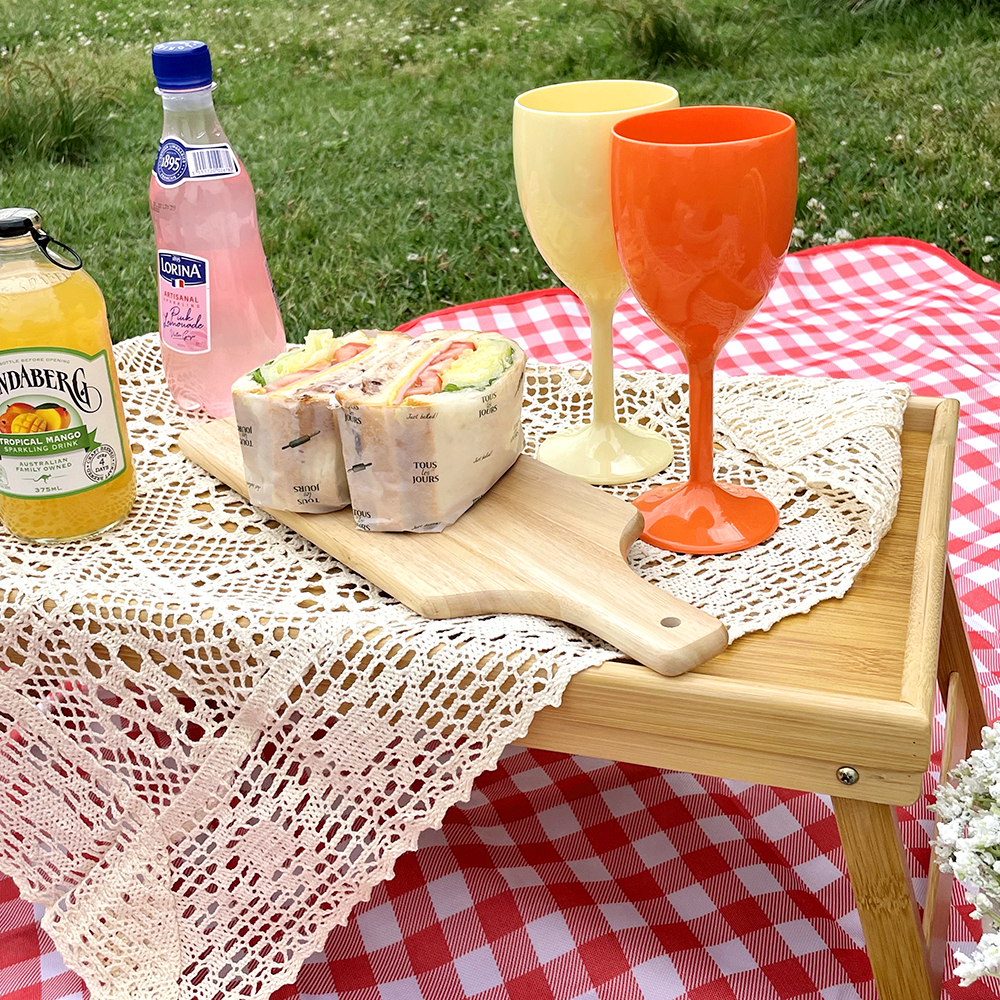 베어버스 양면방수 피크닉 매트 체크 캠핑 돗자리 대형 200x200