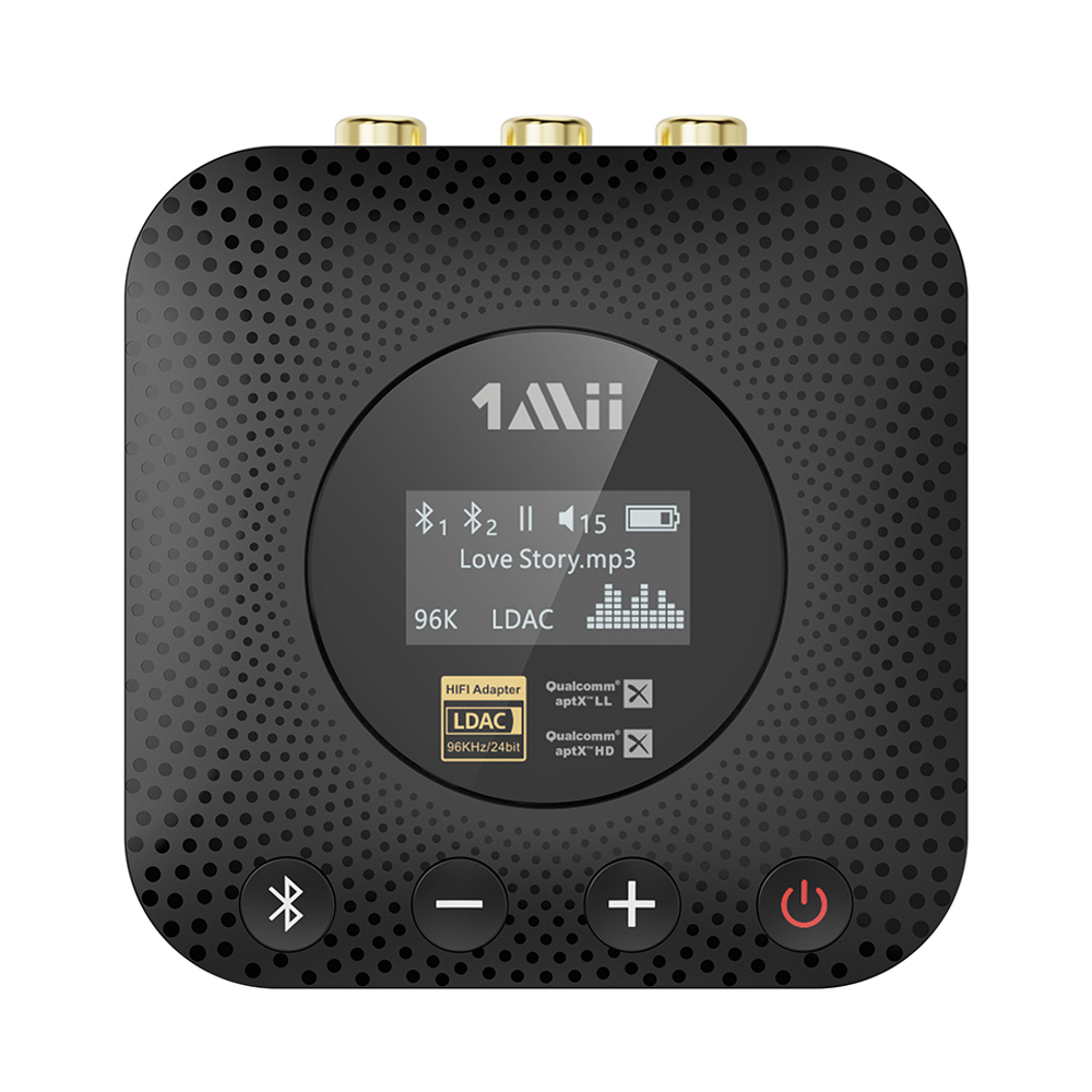 원미 OLED 하이파이 DAC 블루투스 무선 오디오 리시버 수신기, 1Mii B06HD+