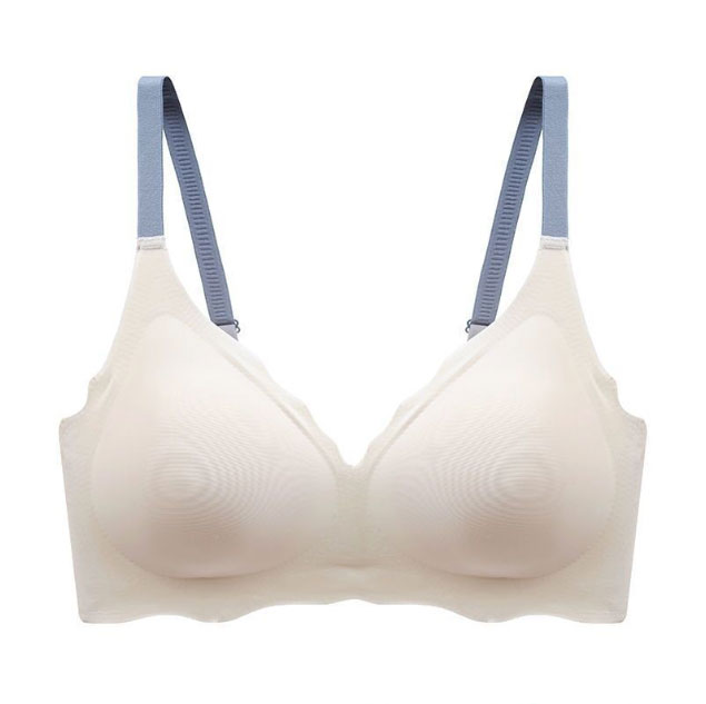 수면브라 편한 심리스 노와이어 물결 경량 속옷 u자형 스포츠 새가슴 자세  브라렛 이미지 3