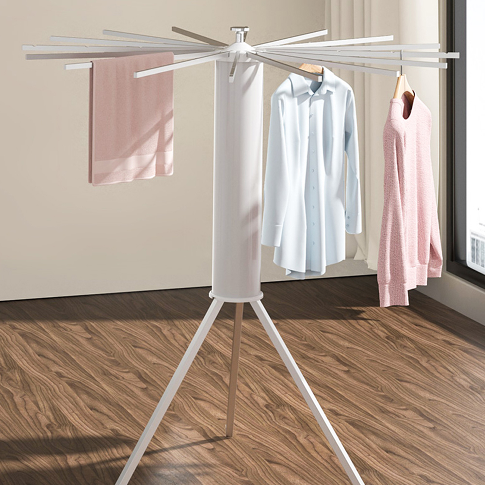 늘바론 분수형 이불 수건 원룸 기숙사 접이식 튼튼한 빨래 건조대