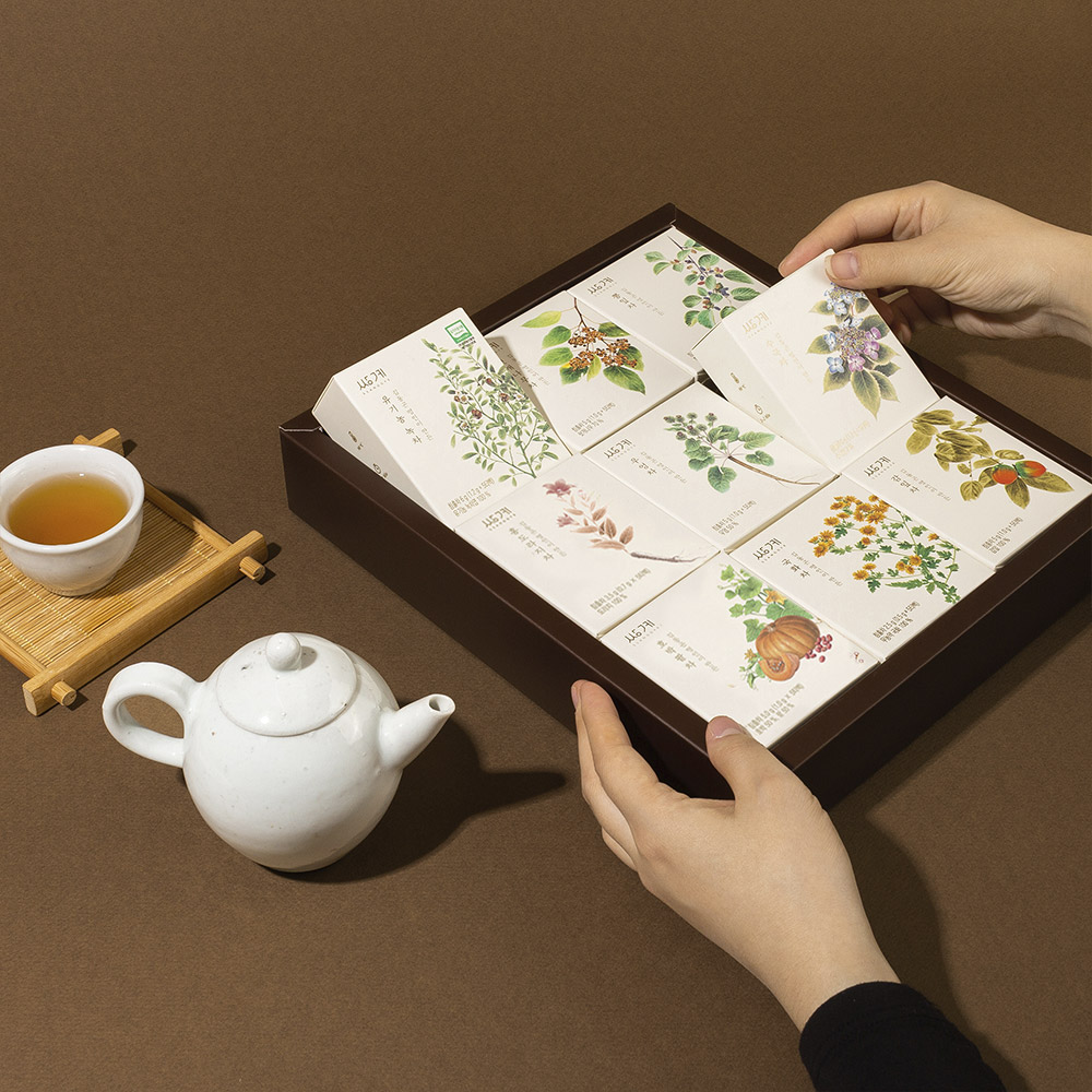 쌍계명차 클래식 티박스 전통차선물세트(9종, 총 45입)