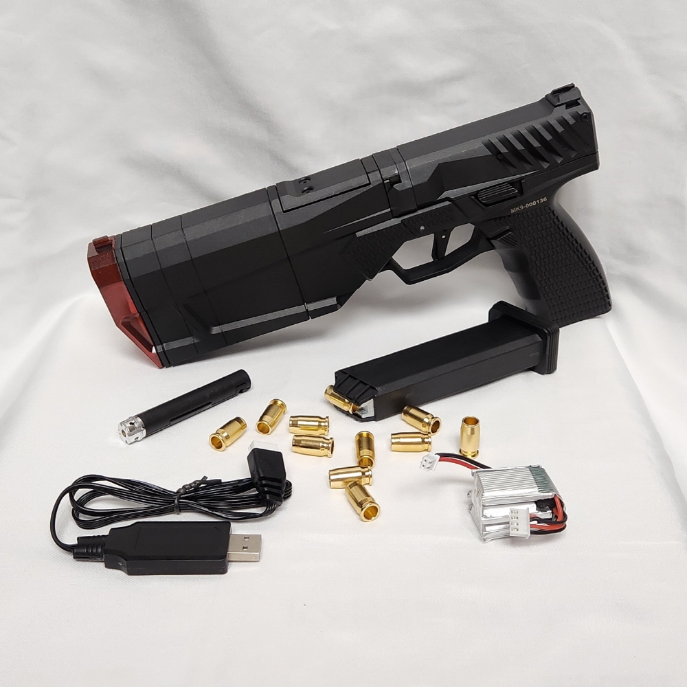 맥심9 소음권총 탄피배출 전동 블로우백