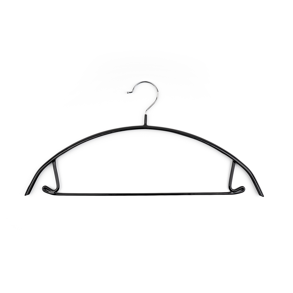 에이비박스 논슬립 어깨뿔방지 라운드 옷걸이 멀티 블랙, 50개