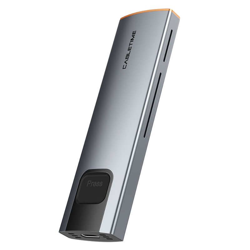 케이블타임 M.2 NVMe SSD 고급형 초고속 외장케이스, CB30G - 상품 이미지