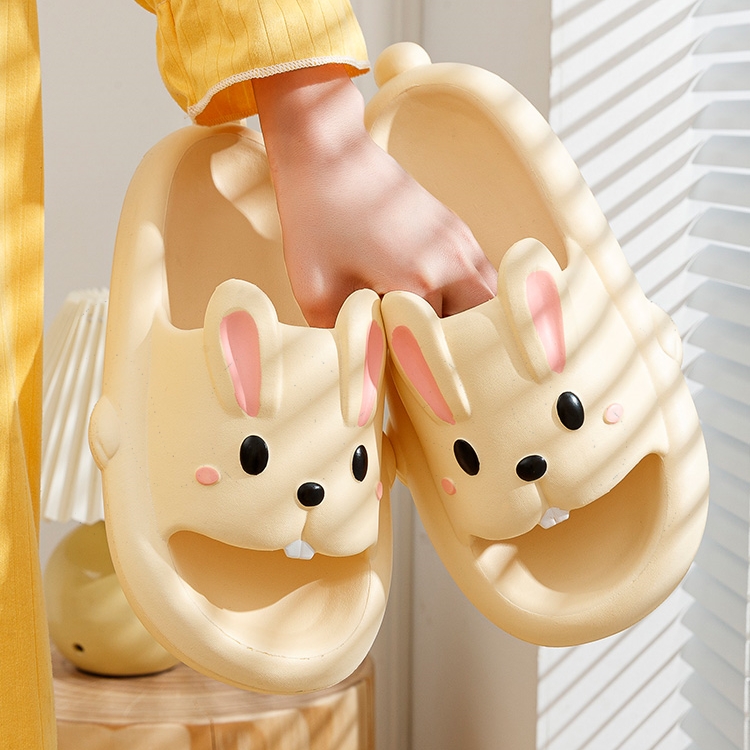 토끼 거실화 여성 여름 거실 실내화 EVA 쿠션 슬리퍼