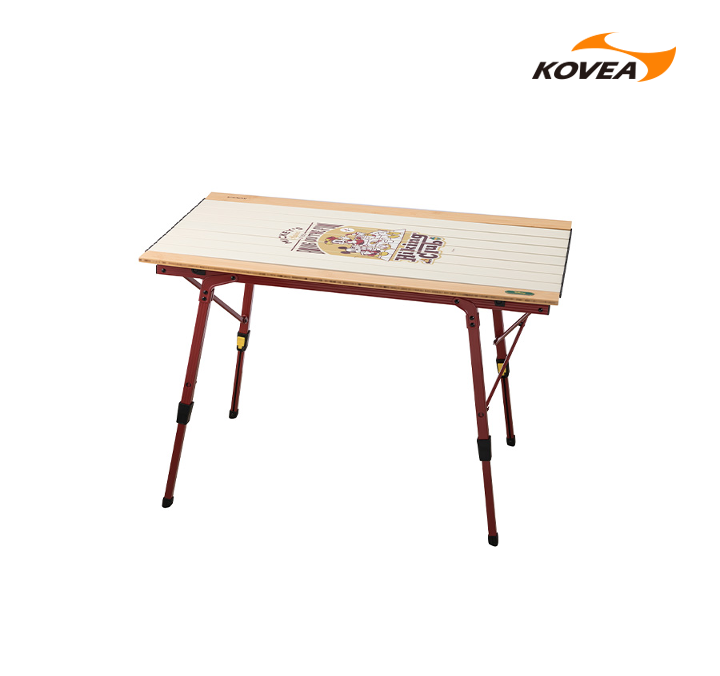 코베아 롤 테이블 디즈니 미키 에디션 캠핑 차박 접이식 높이조절 테이블