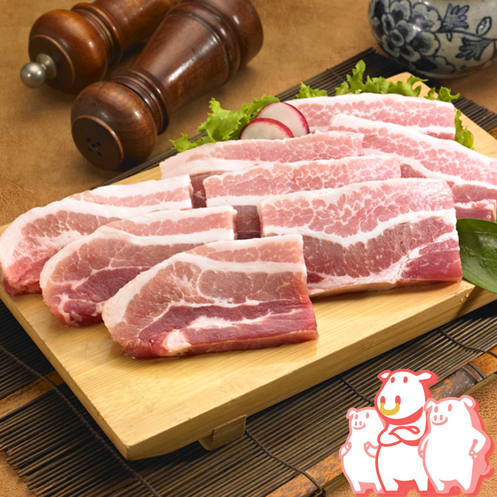 냉동삼겹살 400g 수입 구이 대패