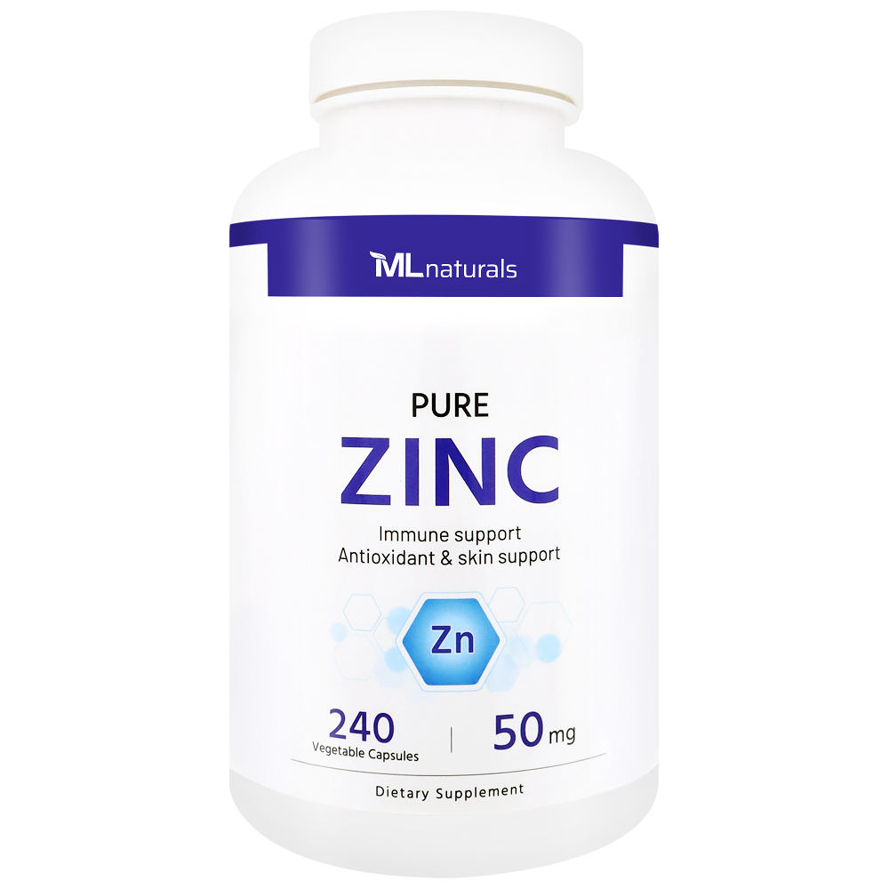 마이라이프내추럴스 퓨어 징크 아연 50mg 알약 240캡슐, 1개 - 메인 이미지