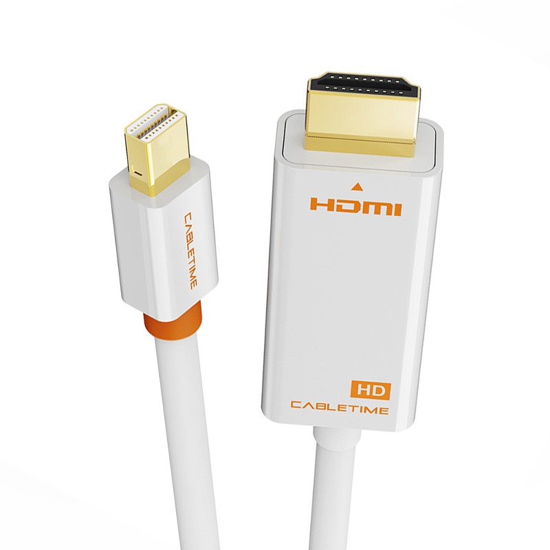 케이블타임 미니DP to HDMI 모니터 케이블 CD44 3m, 1개 - 상품 이미지