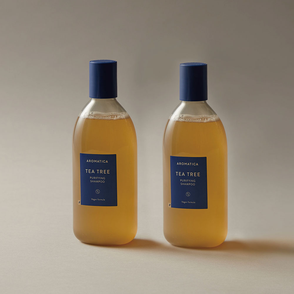 아로마티카 베스트 샴푸 800ML 세트 (로즈마리샴푸+티트리샴푸) 비건 두피 케어 - 상세 이미지 4