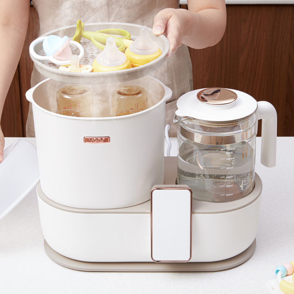 보아르 아가맘마 분유포트 젖병소독 99.9% 스팀살균 건조 48시간보온 염소제거기능