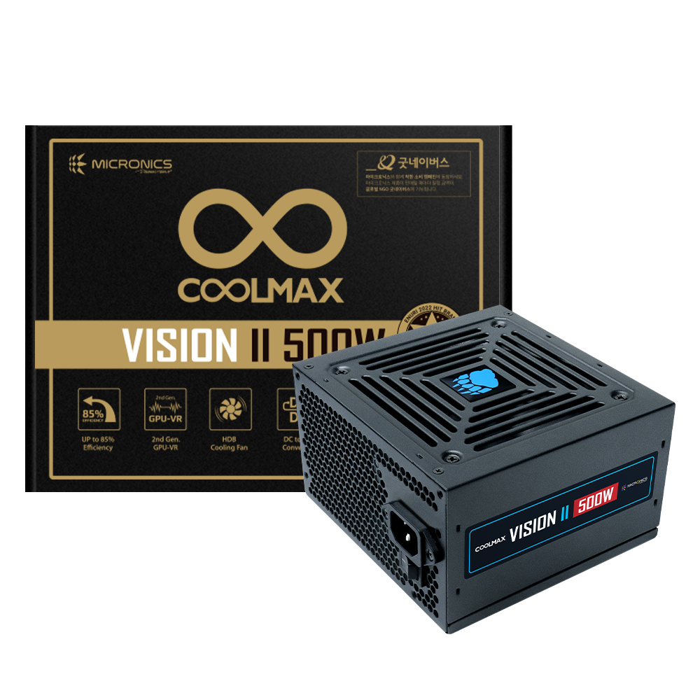 마이크로닉스 COOLMAX VISION II 500W - 상품 이미지