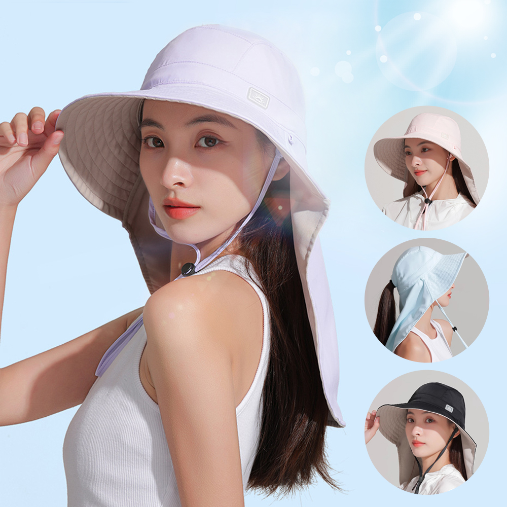 여성 골프 햇빛가리개 썬캡 목가리개 여름 버킷햇