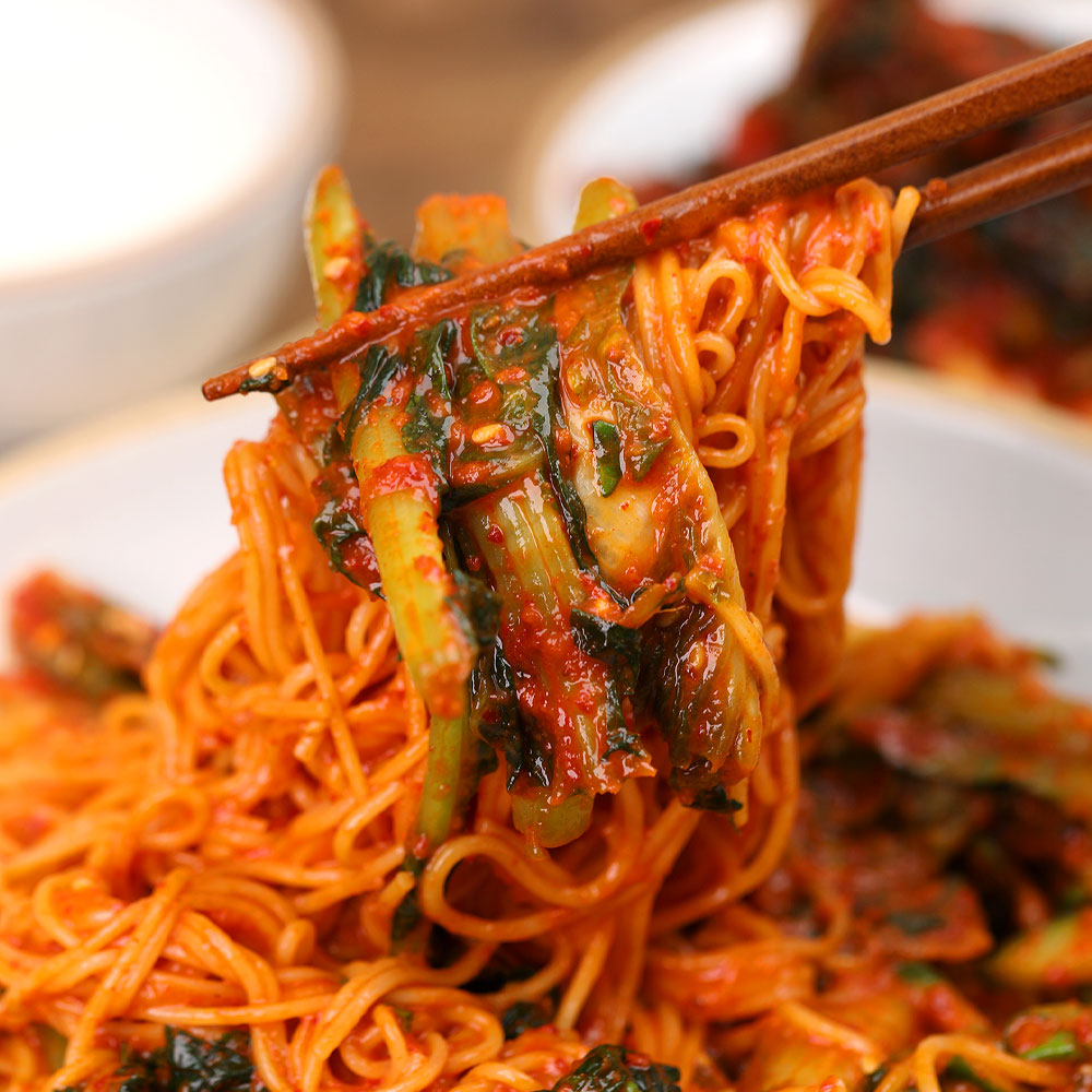셰프애찬 이열치열 열무불김치 600g 매운 김치 이미지 2