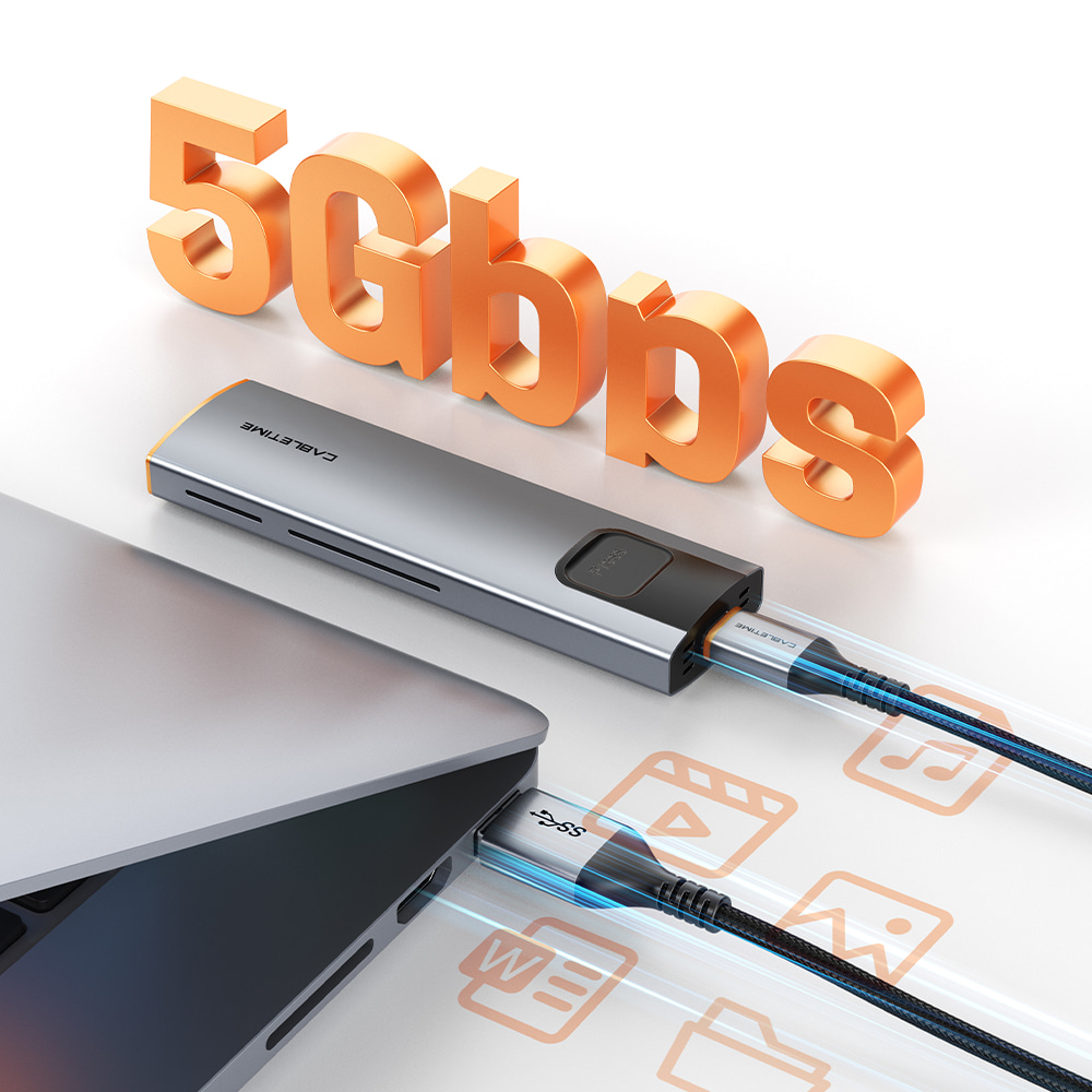 케이블타임 5Gbps C타입 USB3.0 C to A 케이블 CA40 2m, 1개 - 상세 이미지 2