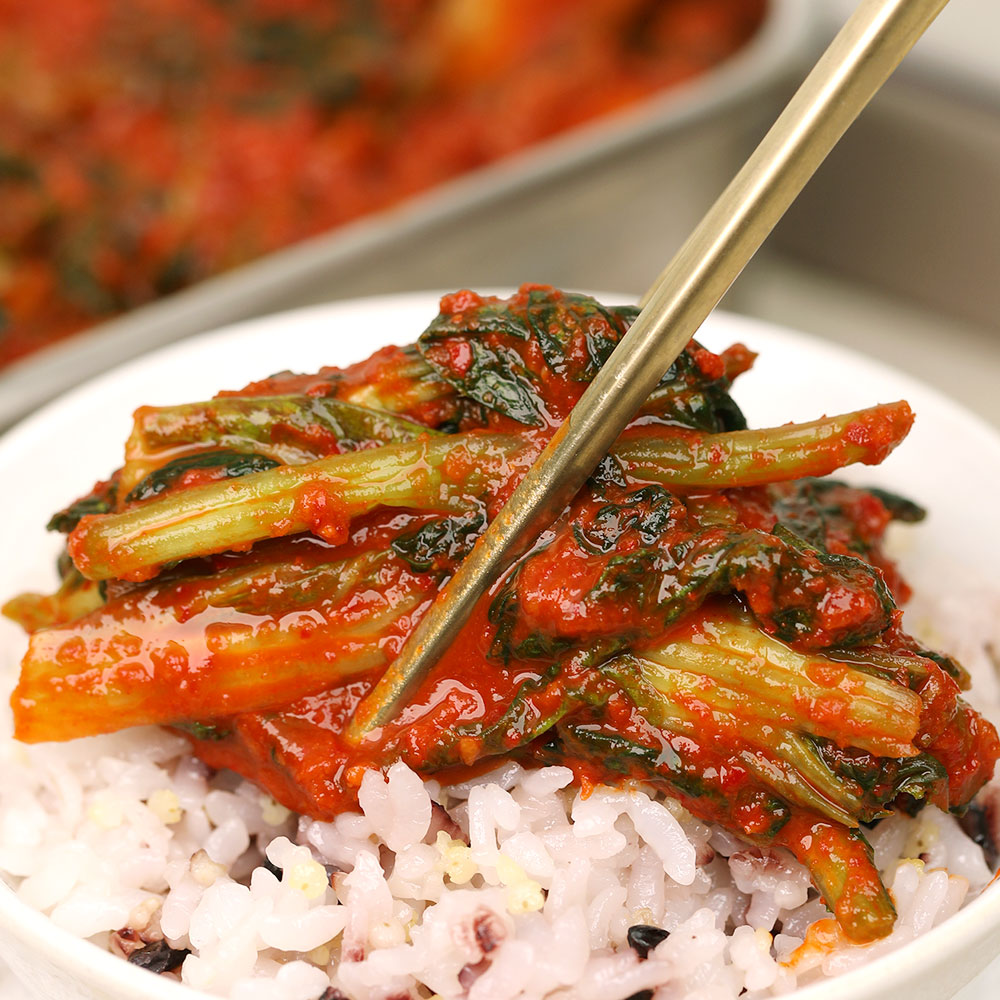 셰프애찬 이열치열 열무불김치 600g 매운 김치 - 상품 이미지