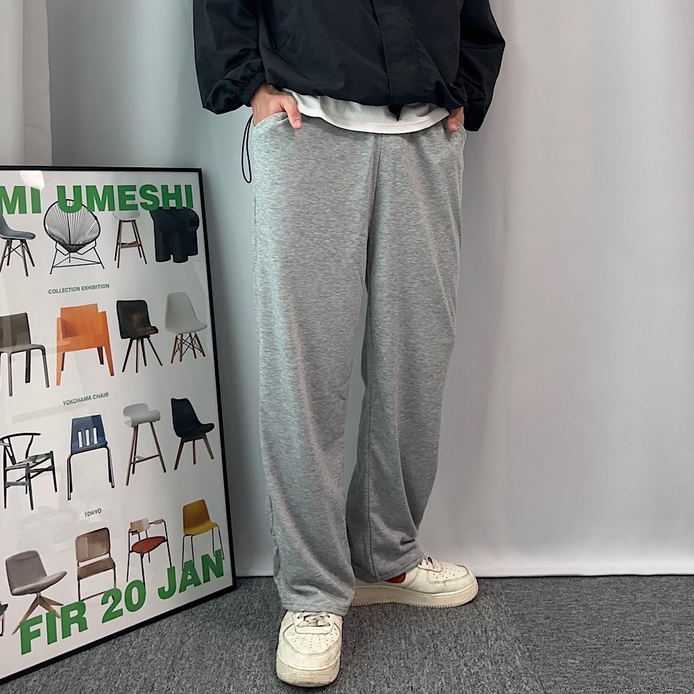 1+1 남자와이드트레이닝팬츠 남자통바지 - 상세 이미지 3