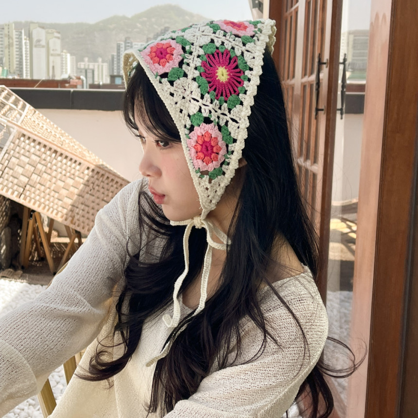 [❤당일출고❤14종] 코티지코어 여름 헤어 두건 반다나 삼각 스카프 모음 *2개이상 구매시 할인 상세 이미지 307
