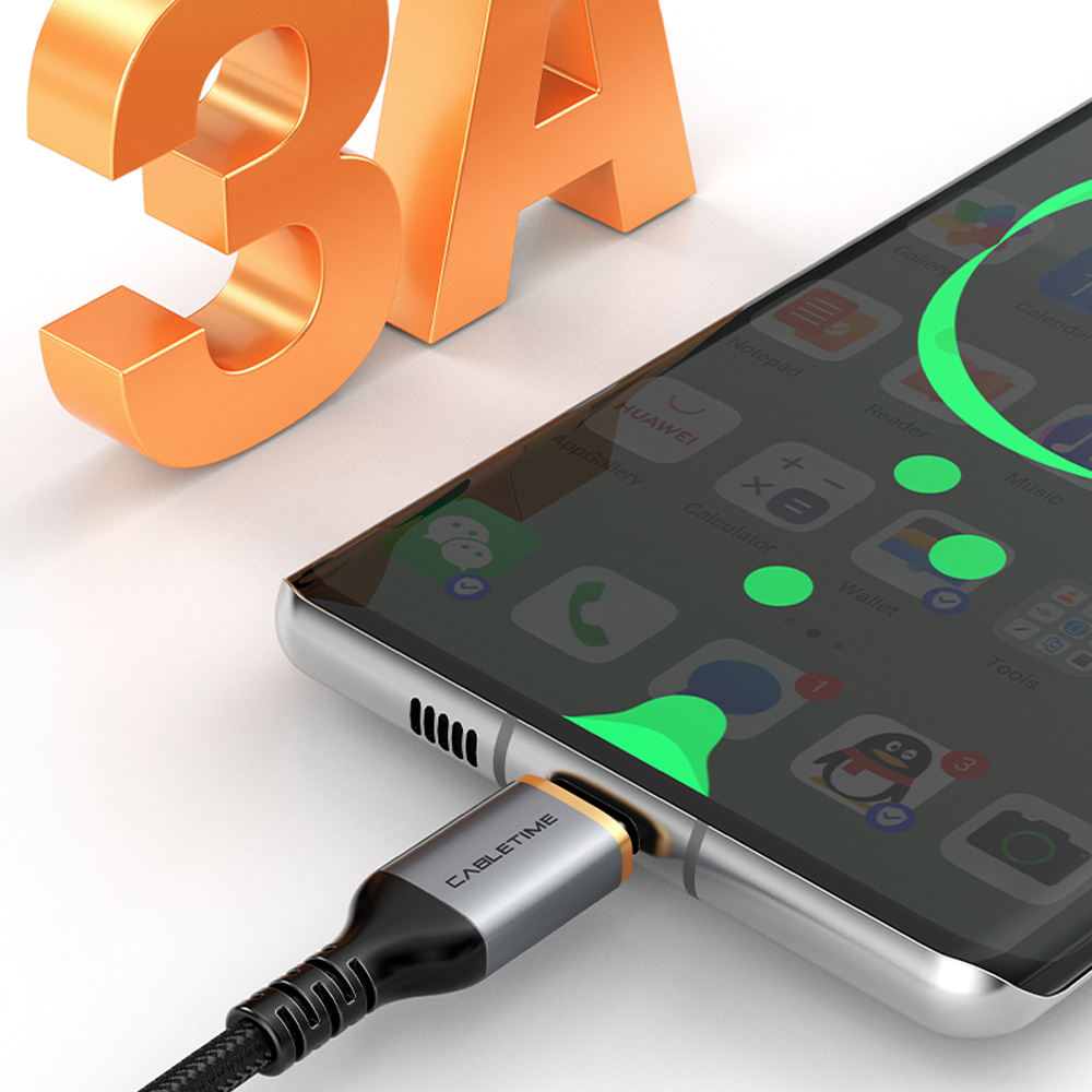 케이블타임 5Gbps C타입 USB 고속충전케이블 CA30 0.5m, 1개 - 상세 이미지 2