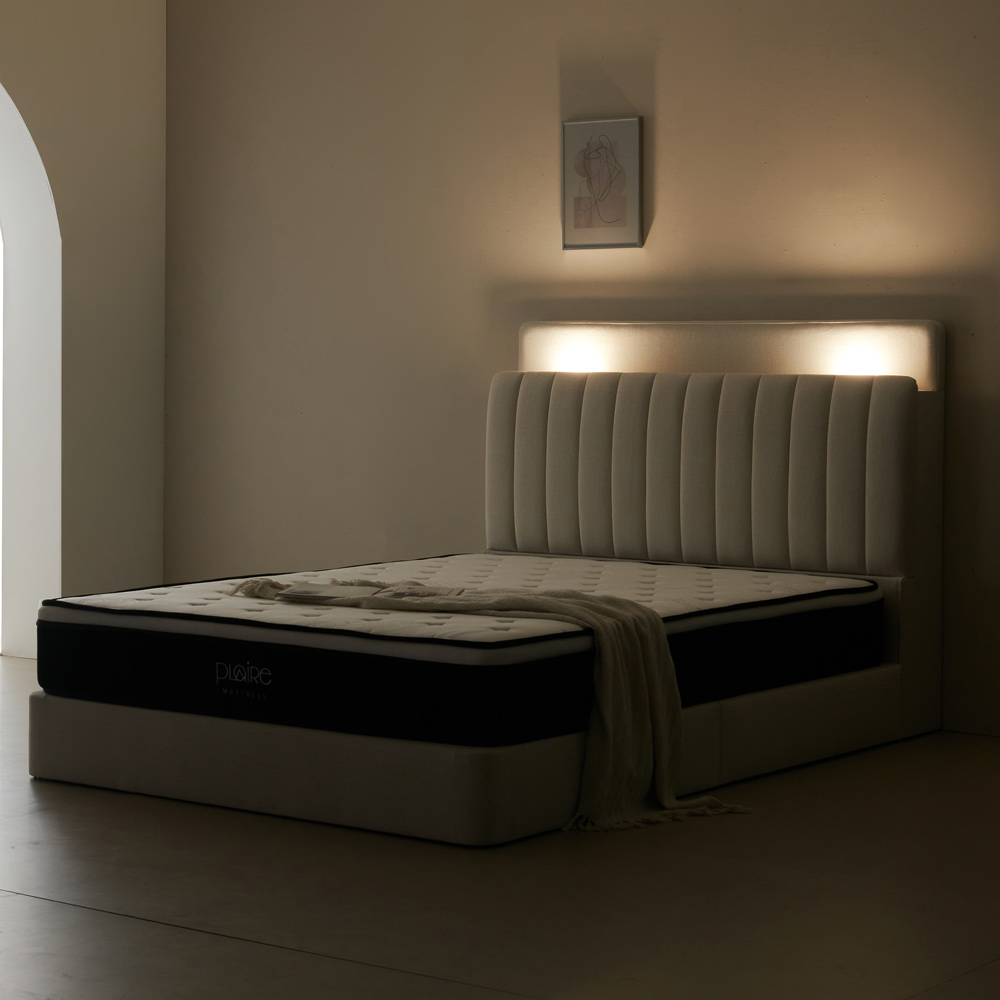 슈비아 패브릭 호텔 침대 헤드보드 선반 맞춤 주문제작 싱글