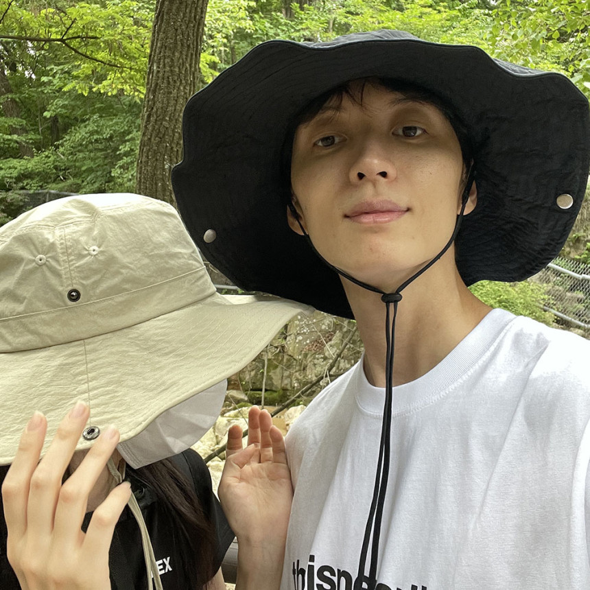 여름 챙넓은 버킷햇 벙거지 남자 여성 물놀이 휴양지 빅사이즈 대두 사파리 모자 사진 3