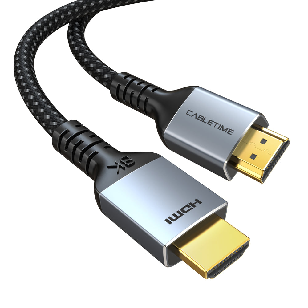 케이블타임 직조 8K 60Hz HDMI V2.1 인증 케이블 CH11 5m, 1개 - 상세 이미지 3