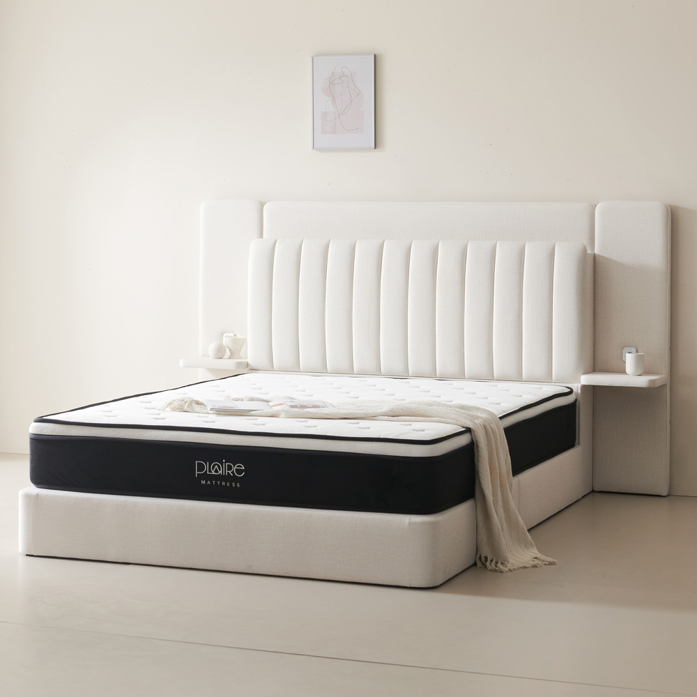 슈비아 패브릭 호텔 침대프레임 부부 트윈 침대 싱글 높이20cm