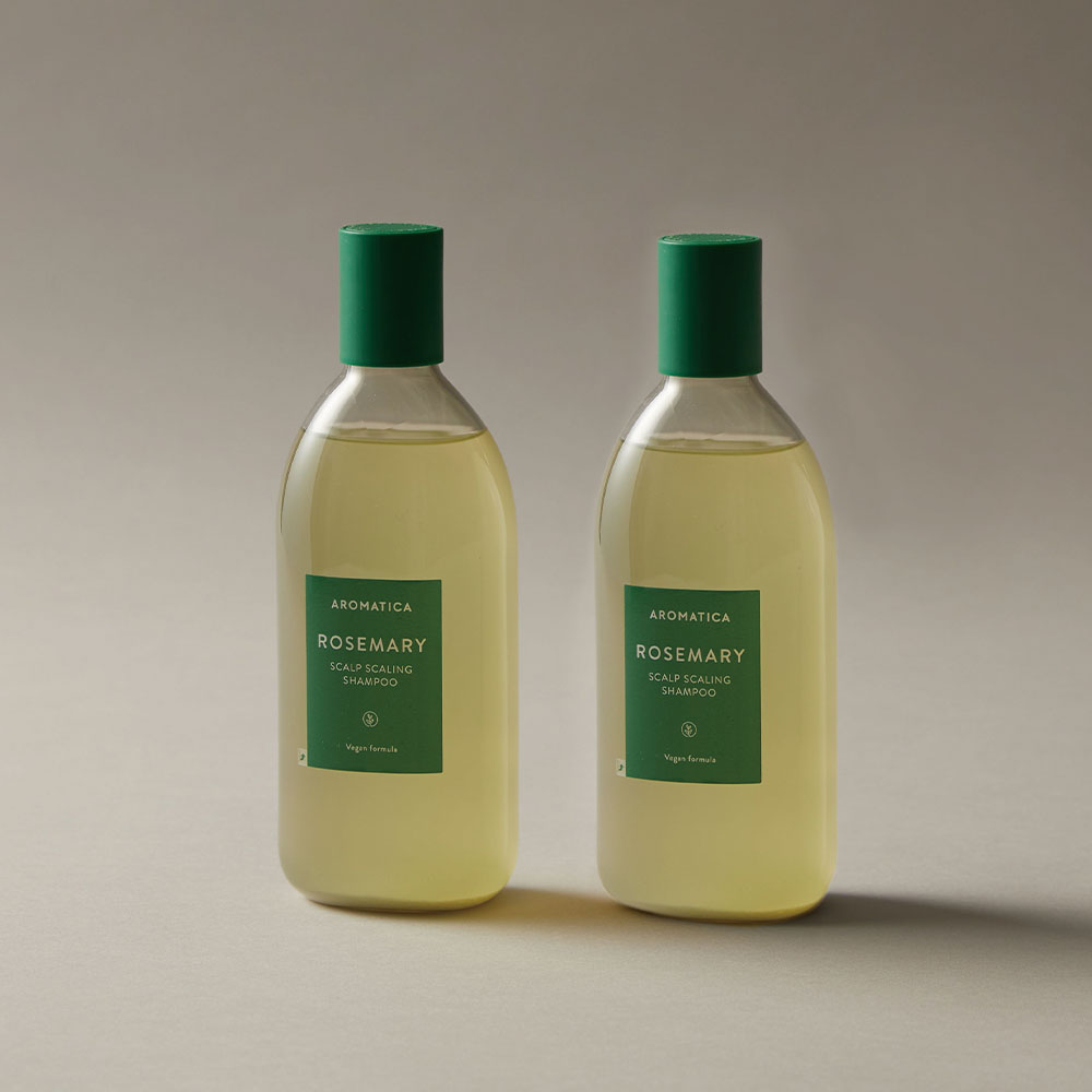 아로마티카 베스트 샴푸 800ML 세트 (로즈마리샴푸+티트리샴푸) 비건 두피 케어 - 상세 이미지 3