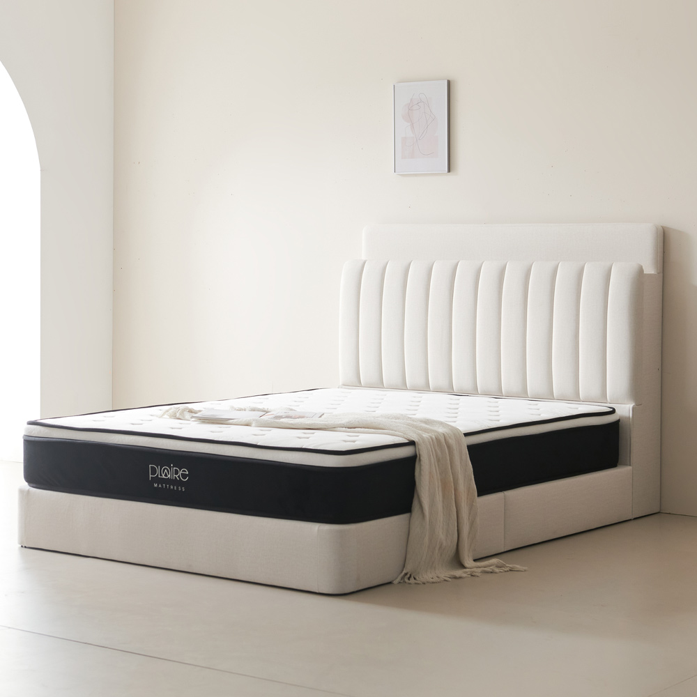 슈비아 패브릭 호텔 침대프레임 부부 트윈 침대 싱글 높이20cm