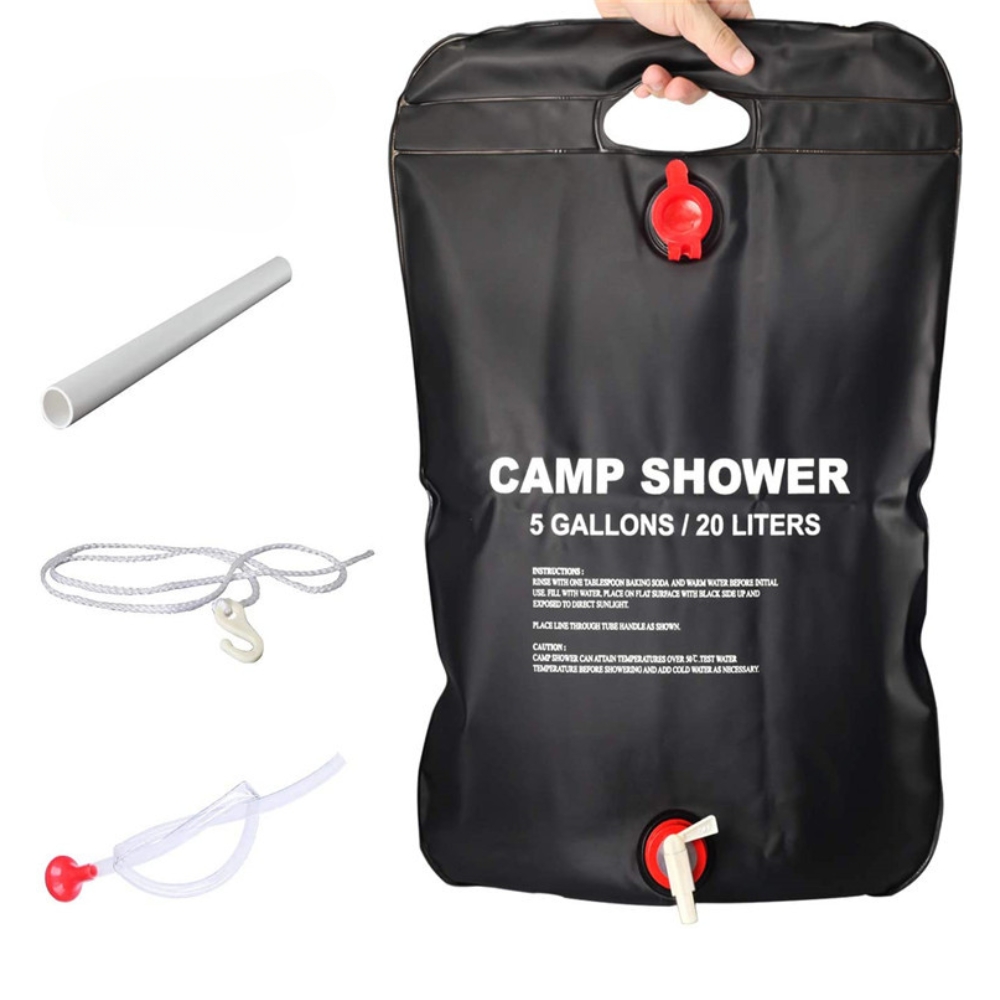 캠핑샤워백 캠핑용 샤워기 야외 간이 휴대용 물주머니 물탱크 20L