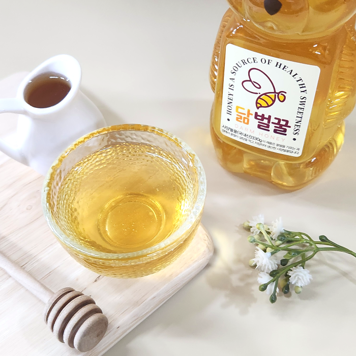 사양벌꿀 곰돌이꿀 국산 사양꿀 튜브 335g 선물용 휴대용 요리용 닮벌꿀 이미지 6