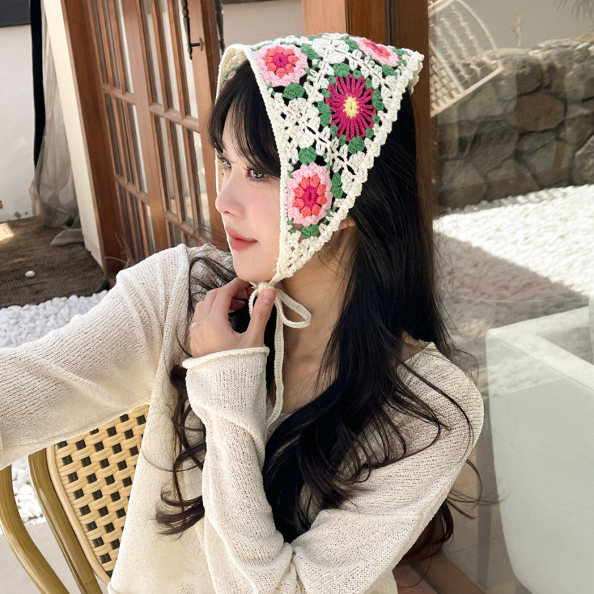 [❤당일출고❤14종] 코티지코어 여름 헤어 두건 반다나 삼각 스카프 모음 *2개이상 구매시 할인 상세 이미지 303